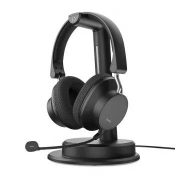 Hama BT-900 Headset Ενσύρματα & Ασύρματα Head-band Γραφείο/Callcenter USB Type-C Bluetooth Σταθμός φόρτισης μαύρο