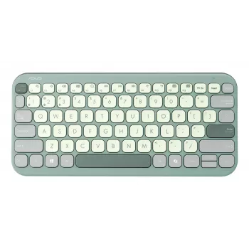 ASUS Marshmallow KW100 90XB0880-BKB200 πληκτρολόγιο, γερμανική διάταξη QWERTZ, μηχανισμός ψαλιδιού, πλήκτρο Copilot, πράσινο