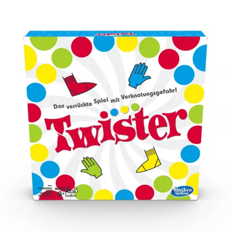 Hasbro Gaming Twister, παιχνίδι Twister, 6 έτος(-η)