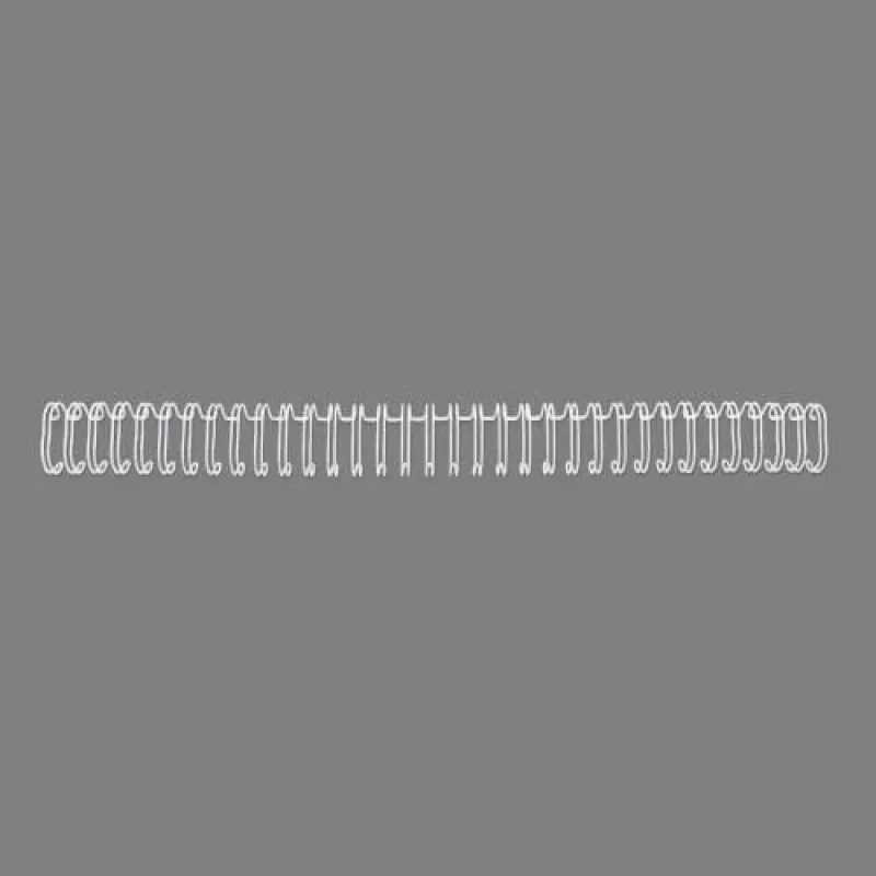 GBC Wirebindekämme 3:1 NO8 12,5 mm A4, λευκό, 100 τεμ.