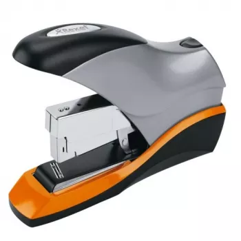 Rexel Optima 70 Low Force συρραπτικό υψηλής απόδοσης ασημί/μαύρο, 70 φύλλα, μαύρο, πορτοκαλί, ασημί, 6,8 cm, 850 g, 50 x 155 x 240 mm, 254 x 100 x 63 mm