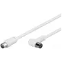 Ομοαξονικό καλώδιο Microconnect COAX015WA IEC IEC 1.5 m λευκό
