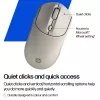 Ασύρματο ποντίκι HP 400 Quiet μαύρο — αμφίχειρο, RF & Bluetooth, 6000 DPI, 5 κουμπιά