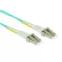 ACT 15 m LSZH Multimode 50/125 OM3 καλώδιο patch οπτικών ινών duplex με βύσματα LC