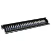 ACT Patchpanel CAT5E θωρακισμένο 24 θυρών με κάλυμμα