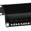 ACT Patchpanel CAT5E θωρακισμένο 24 θυρών με κάλυμμα