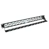 ACT 24-Port Keystone jack 45 μοιρών patchpanel χωρίς υποδοχές