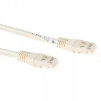 ACT ελεφαντόχρωμο 30 μέτρα U/UTP CAT6 καλώδιο patch με βύσματα RJ45
