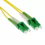 ACT 10 μέτρα LSZH Singlemode 9/125 OS2 καλώδιο patch οπτικών ινών duplex με βύσματα LC/APC8