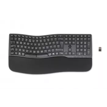 HP 680 Comfort Dual-Mode πληκτρολόγιο, Full-Size (100%), ασύρματο, RF Wireless + Bluetooth, QWERTY, μαύρο