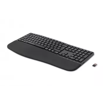 HP 680 Comfort Dual-Mode πληκτρολόγιο, Full-Size (100%), ασύρματο, RF Wireless + Bluetooth, QWERTY, μαύρο