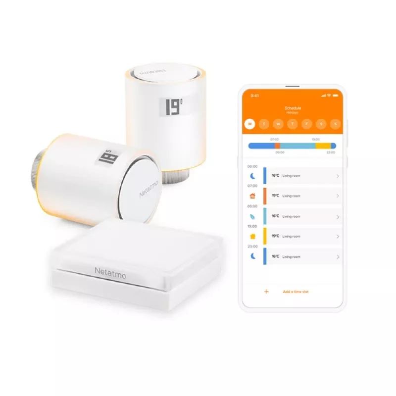 Netatmo NVP01-DE Θερμοστατική βαλβίδα καλοριφέρ Κατάλληλη για εσωτερικό χώρο