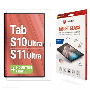 Displex Γυαλί Tablet (9H) για Samsung Galaxy Tab S10 Ultra/S11 Ultra, Eco πλαίσιο τοποθέτησης, άθραυστο