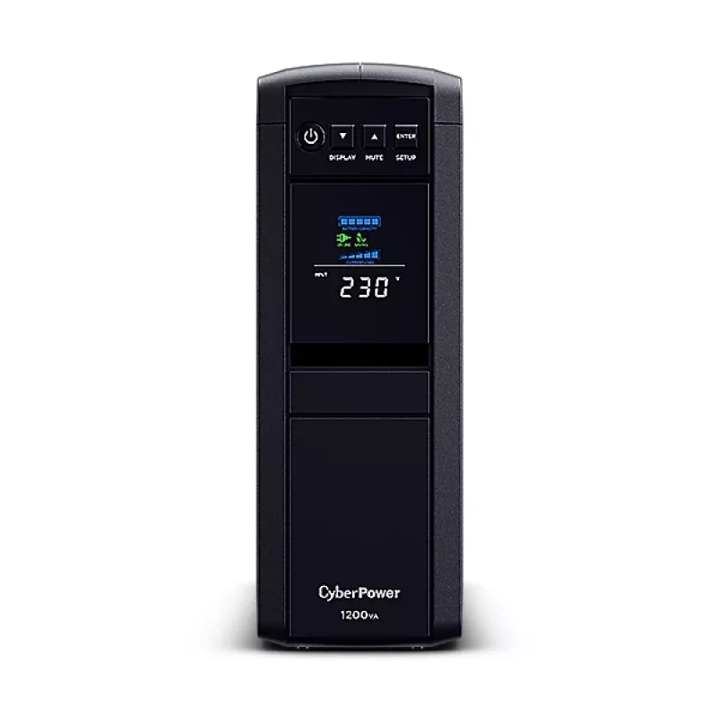 CyberPower CP1200EIPFCLCD αδιάλειπτη παροχή ισχύος (UPS) Line-Interactive 1,2 kVA 720 W 6 έξοδοι AC