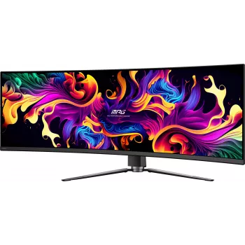 MSI MPG 491CQPX QD-OLED Οθόνη υπολογιστή 124,5 cm (49 ίντσες) 5120 x 1440 Pixel Dual QHD Μαύρο