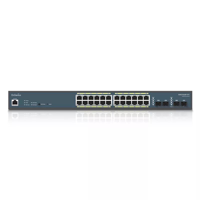 Managed Switch EnGenius FitSwitch 24 PoE 24x Θύρες Gigabit Ethernet
