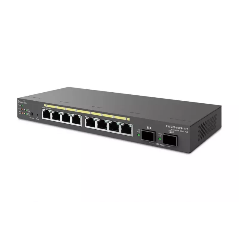 Managed Switch EnGenius FitSwitch 8 Full PoE 8 Θύρες Gigabit Ethernet