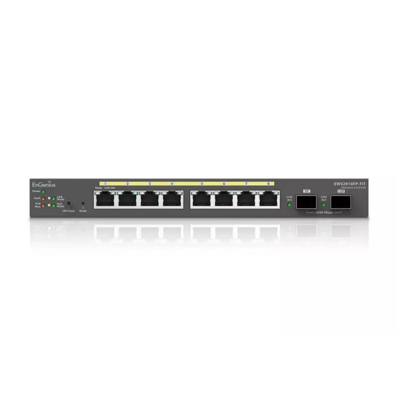 Managed Switch EnGenius FitSwitch 8 Full PoE 8 Θύρες Gigabit Ethernet