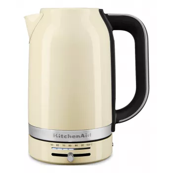 KitchenAid 5KEK1701EAC Βραστήρας 1,7 L 2400 W Μαύρο, Κρεμ, Ανοξείδωτο ατσάλι