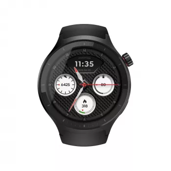 Motorola Moto Watch 3,63 cm (1,43 ίντσες) OLED 47 mm ψηφιακή οθόνη αφής μαύρο GPS (δορυφορικό)