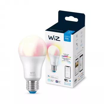 Έξυπνος λαμπτήρας Telekom WiZ Bulb 8W (Eq.60W) A60 E27 — Wi‑Fi/Bluetooth, 8 kWh/1000h, 60×122 mm