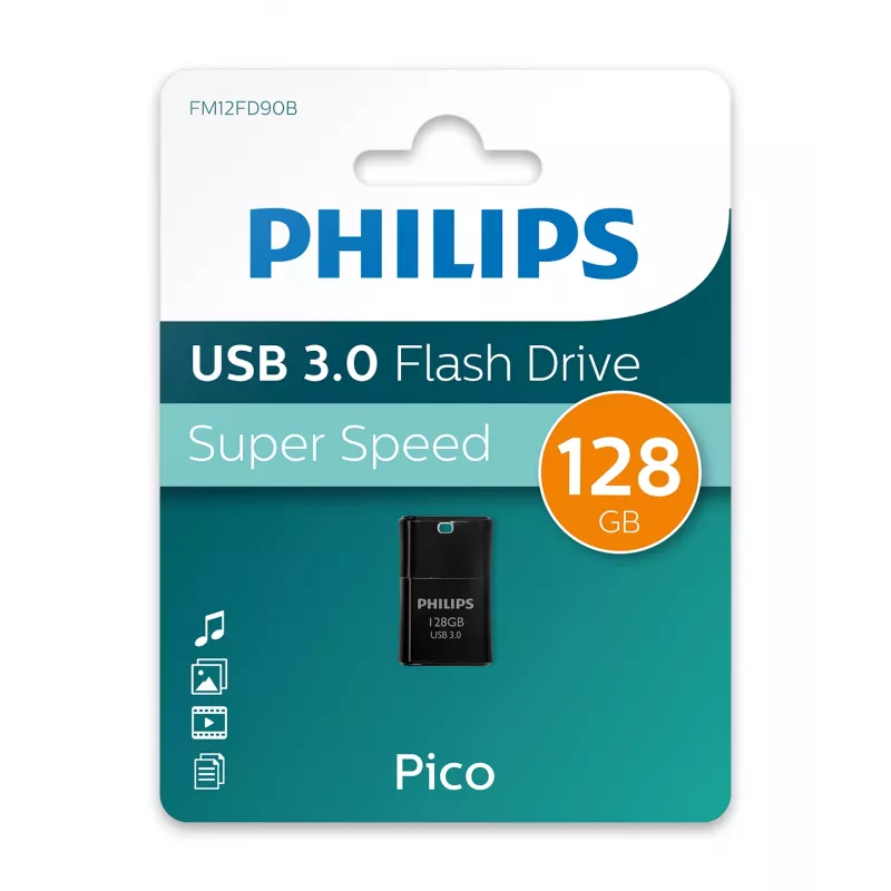 Philips Pico USB Flash Drive 128 GB USB Type-A 3.2 Gen 1 (3.1 Gen 1) Μαύρο