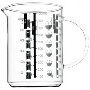 WMF δοχείο μέτρησης 1,0 l Gourmet, 1 L, γυαλί, 1 τεμ.