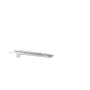 CHERRY KC 6000 λεπτό FOR MAC Πληκτρολόγιο Γραφείου USB AZERTY Γαλλικό Ασημί