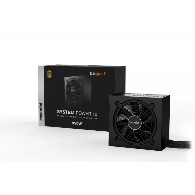 be quiet! System Power 10 Τροφοδοτικό 850 W 20+4 pin ATX ATX Μαύρο