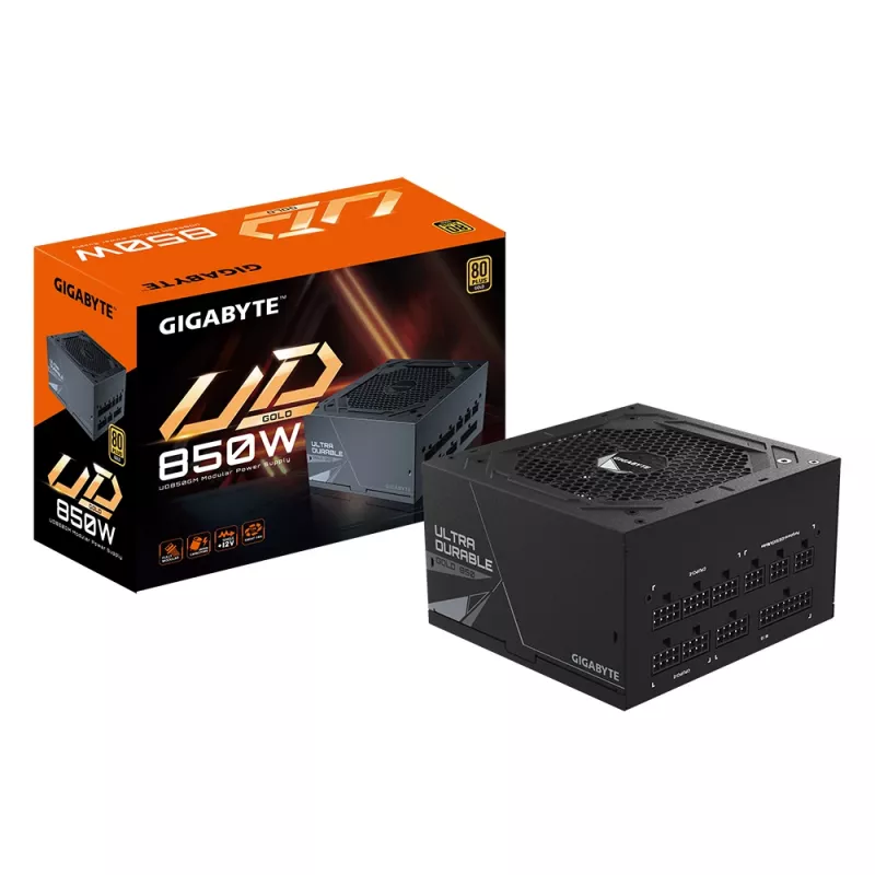 GIGABYTE UD850GM Τροφοδοτικό 850 W 20+4 Pin ATX ATX Μαύρο