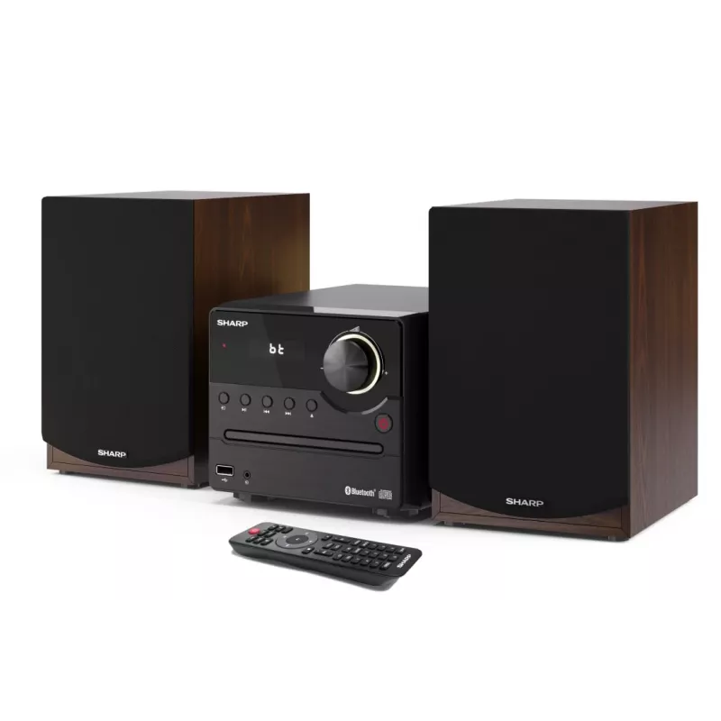 Sharp XL-B512(BR) Σύστημα ήχου σπιτιού Μικροσύστημα ήχου 45 W καφέ