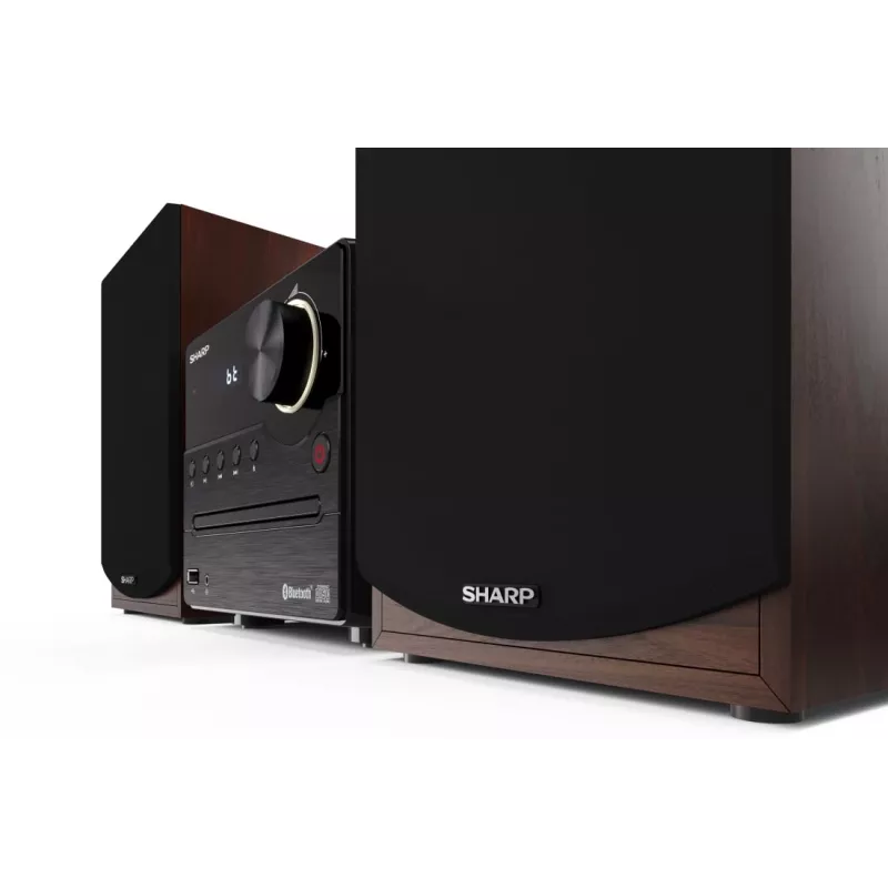Sharp XL-B512(BR) Σύστημα ήχου σπιτιού Μικροσύστημα ήχου 45 W καφέ