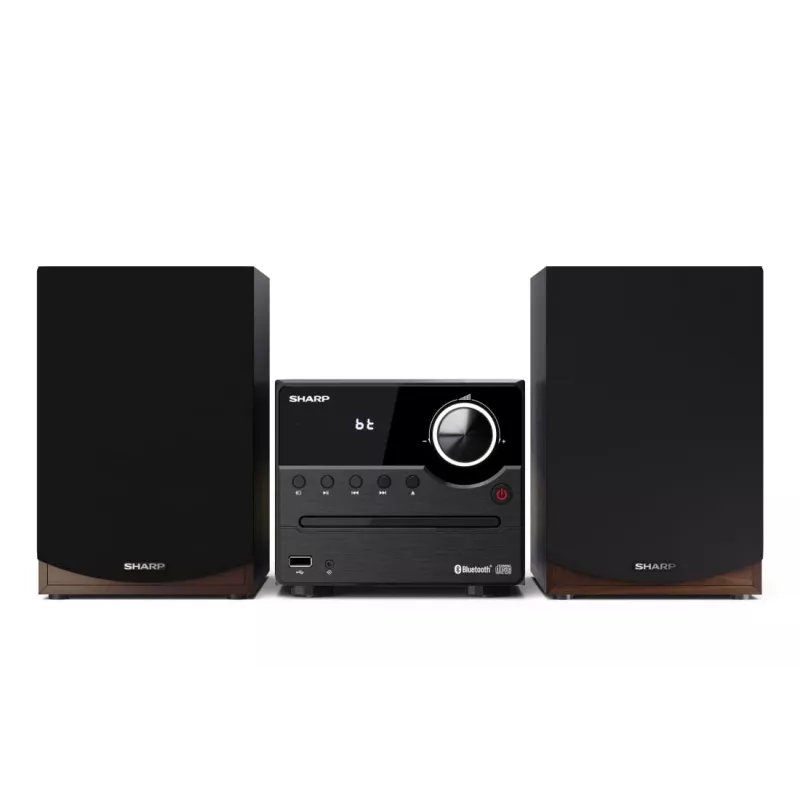 Sharp XL-B512(BR) Σύστημα ήχου σπιτιού Μικροσύστημα ήχου 45 W καφέ