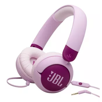 Ακουστικά JBL Junior 320 ενσύρματα, On-Ear, βραχίονας κεφαλής, supra-aural, 20–20000 Hz, 116,8 g, μωβ