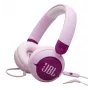 Ακουστικά JBL Junior 320 ενσύρματα, On-Ear, βραχίονας κεφαλής, supra-aural, 20–20000 Hz, 116,8 g, μωβ