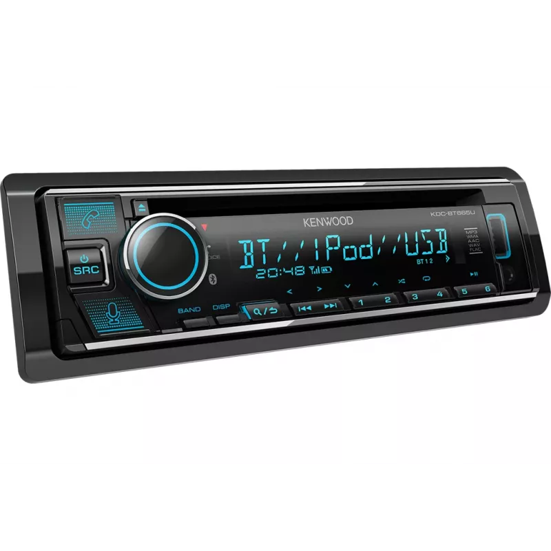 Kenwood KDC-BT665U Δέκτης πολυμέσων αυτοκινήτου Μαύρο 200 W Bluetooth