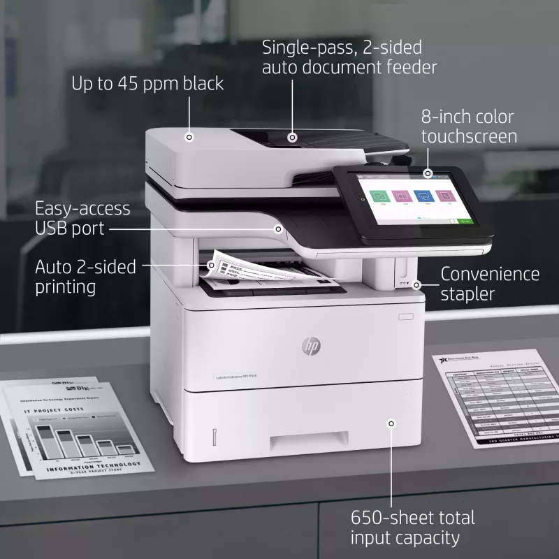 Πολυλειτουργικός εκτυπωτής HP LaserJet Enterprise MFP M528f Laser μονόχρωμη εκτύπωση