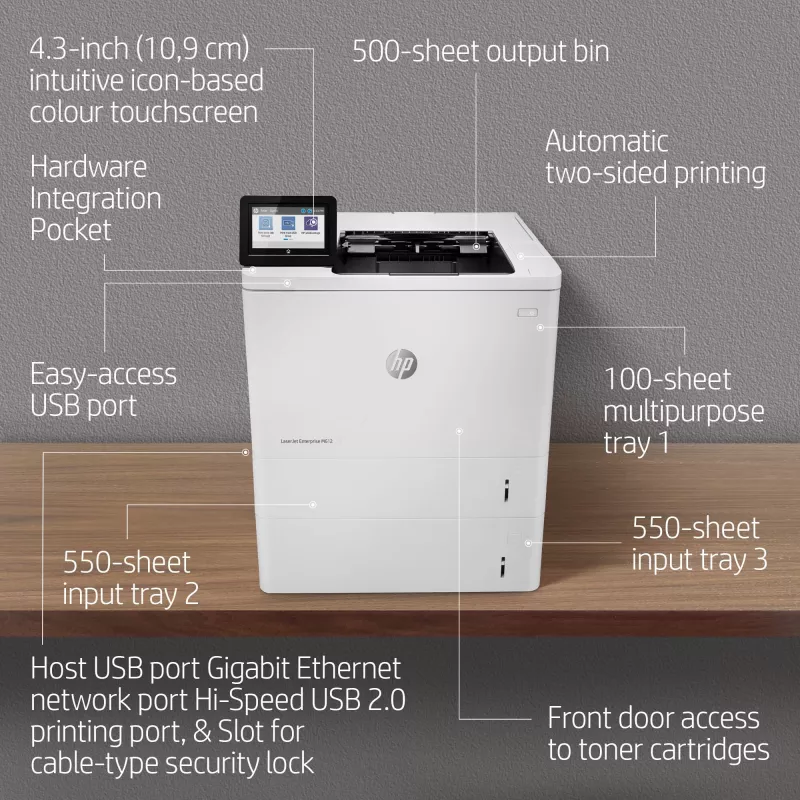 Εκτυπωτής HP LaserJet Enterprise M612dn Laser λευκός