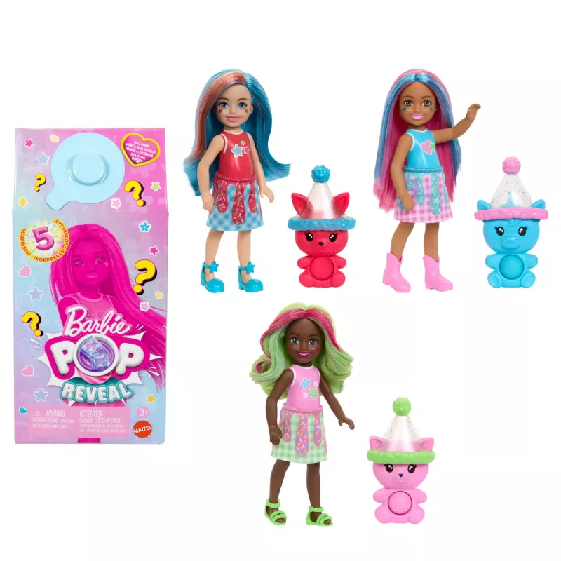 Κούκλα μόδας Mattel Barbie Pop Reveal JCN90 πολύχρωμη