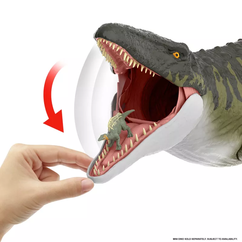 Jurassic World Rebirth Super Colossal Mosasaurus Φιγούρα δράσης, παιχνίδι δεινόσαυρου