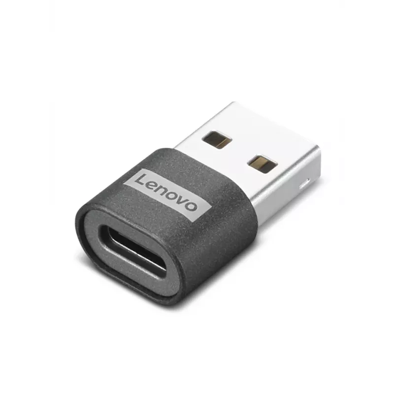 Lenovo 4X91C99226 προσαρμογέας καλωδίου USB-C USB-A μαύρο