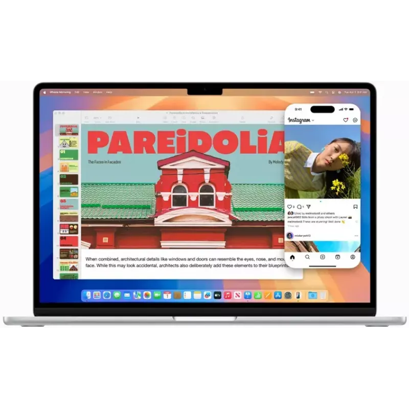 Laptop Apple MacBook Air 15,3 ιντσών M4 24 GB 512 GB SSD Apple GPU macOS