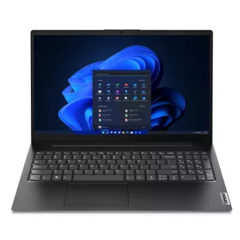 Lenovo V15 G4 AMN AMD Ryzen™ 3 7320U Laptop 39,6 cm (15,6 inch) Full HD 8 GB LPDDR5-SDRAM 256 GB SSD Wi-Fi 5 (802.11ac) Windows 11 Home Γαλλικά Μαύρο