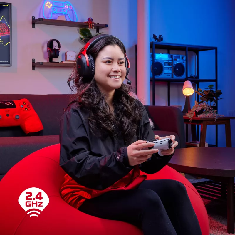 HyperX Cloud III Wireless - Gaming Headset, Μαύρο, Κίνα, over-ear, κλειστού τύπου, ενεργό, 155 mm