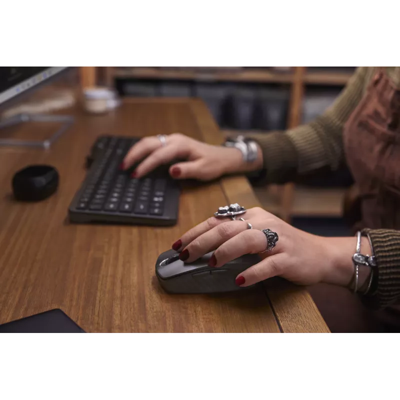 HP 460 Πολυσυσκευαστικό ασύρματο πληκτρολόγιο Bluetooth – AZERTY, βελγικό, μαύρο