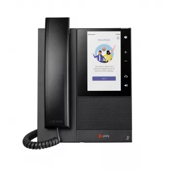 HP Poly CCX 505 Επαγγελματικό τηλέφωνο πολυμέσων για Microsoft Teams και PoE