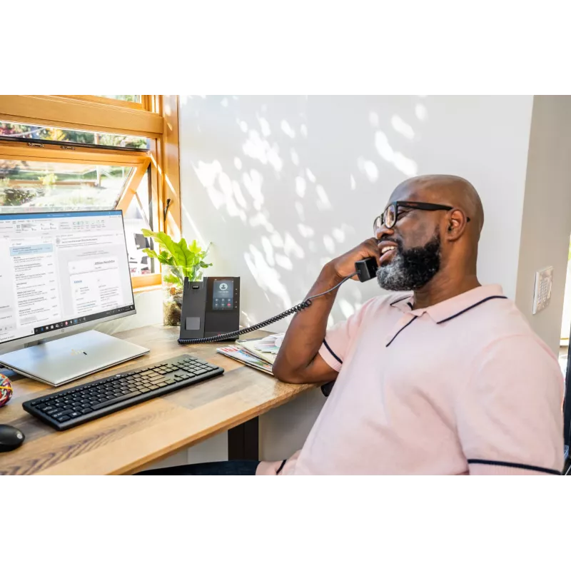 HP Poly CCX 505 Επαγγελματικό τηλέφωνο πολυμέσων για Microsoft Teams και PoE