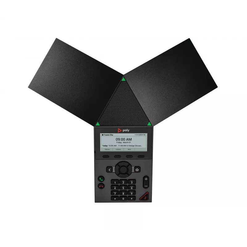 HP Poly Trio 8300 Τηλέφωνο τηλεδιάσκεψης IP με PoE, χωρίς μονάδα ραδιοσυχνοτήτων