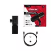HyperX FlipCast – USB/XLR δυναμικό μικρόφωνο (Μαύρο), Δυναμικό μικρόφωνο, -10 dB, 20 - 20000 Hz, 0,05 %, 1 Ω, 192 kHz