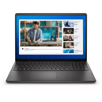 DELL DC16250 Intel Core 5 120U Laptop 40,6 cm (16 ίντσες) Full HD+ 8 GB DDR5-SDRAM 512 GB SSD Wi-Fi 6 (802.11ax) Ubuntu Linux UK International Μαύρο